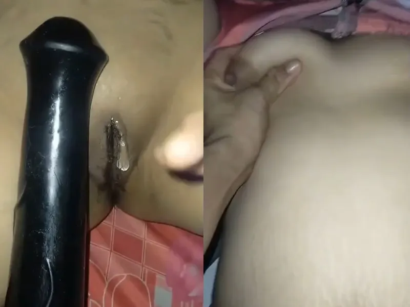 Tình nhân xinh tươi vú to bướm múp móc lồn bằng sextoy cực sướng